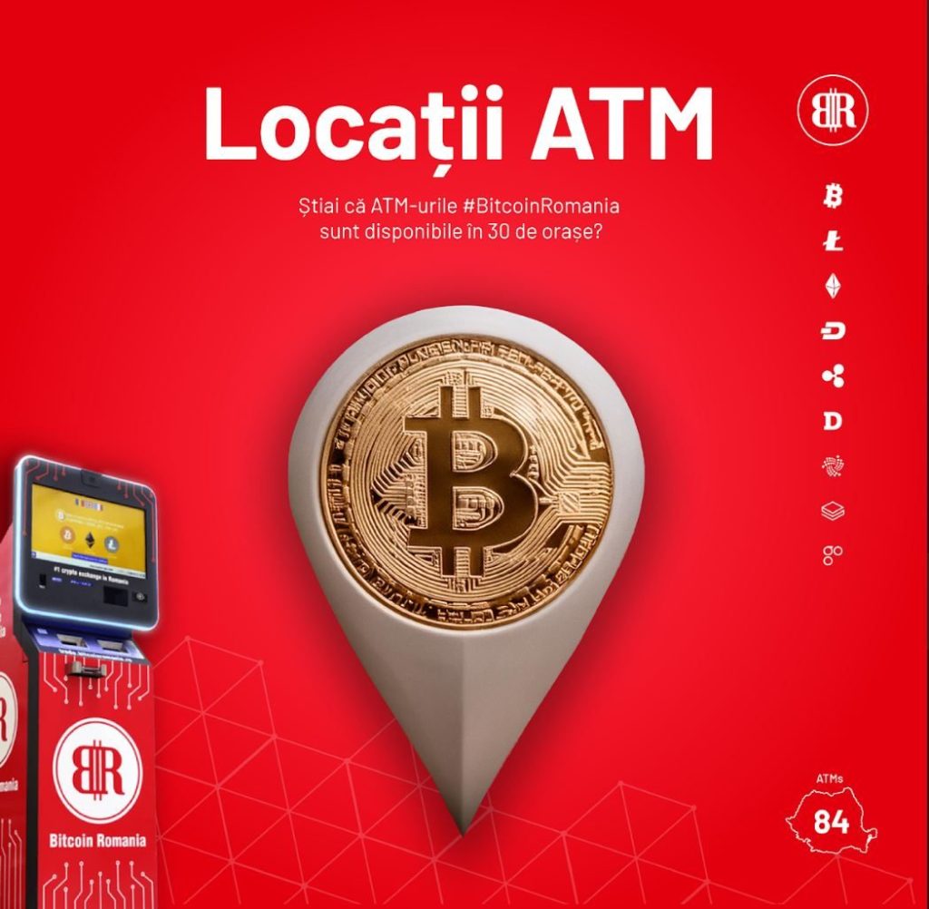 crypto ATM-uri bitcoin romania