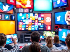 Imagini diverse canale media pentru campanii publicitare.